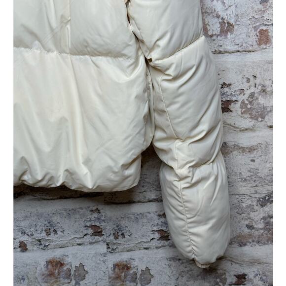 Fabletics Puffer Wander Cropped Womens Jacket Size XXL color: Egret NWT - Picture 8 of 16